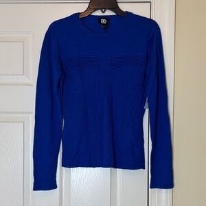 NWT DEE OCLEPPO Fiona Rib Stitch Long Sleeve Pullover Sweater size Small